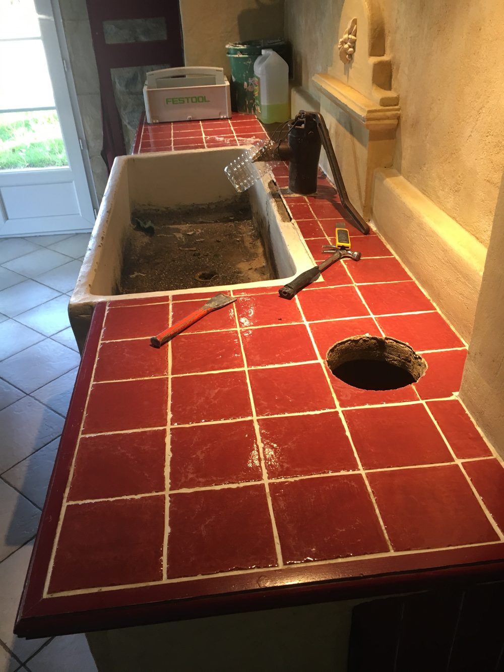 Préparation béton ciré