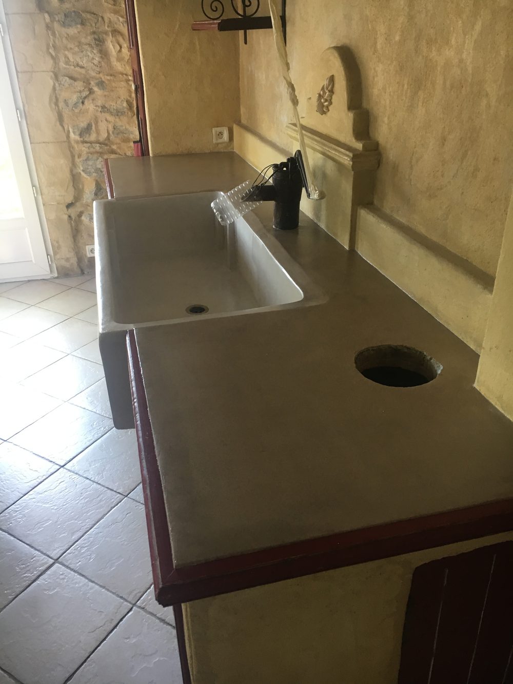 2 ème couche béton ciré