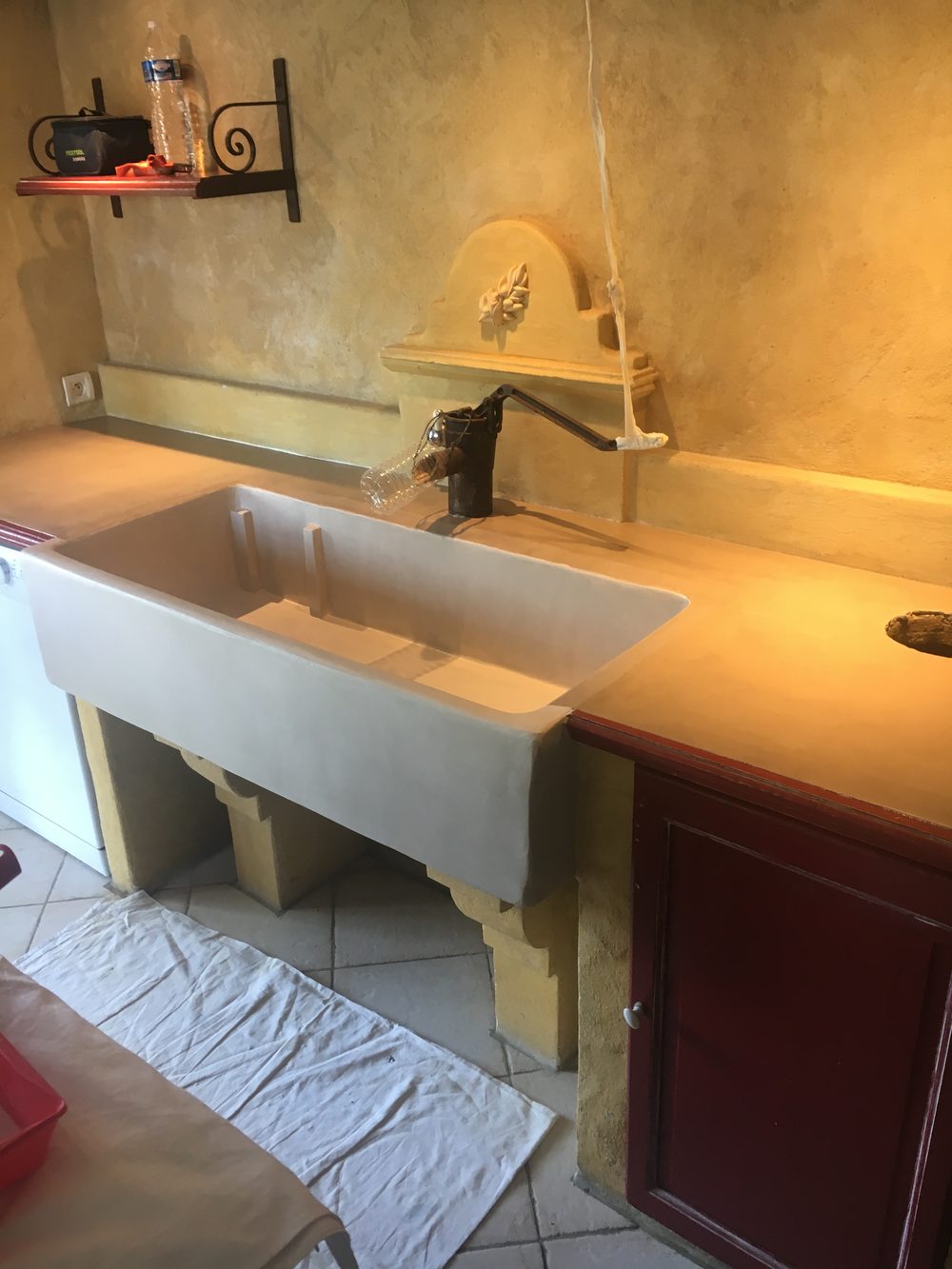 2 ème couche béton ciré