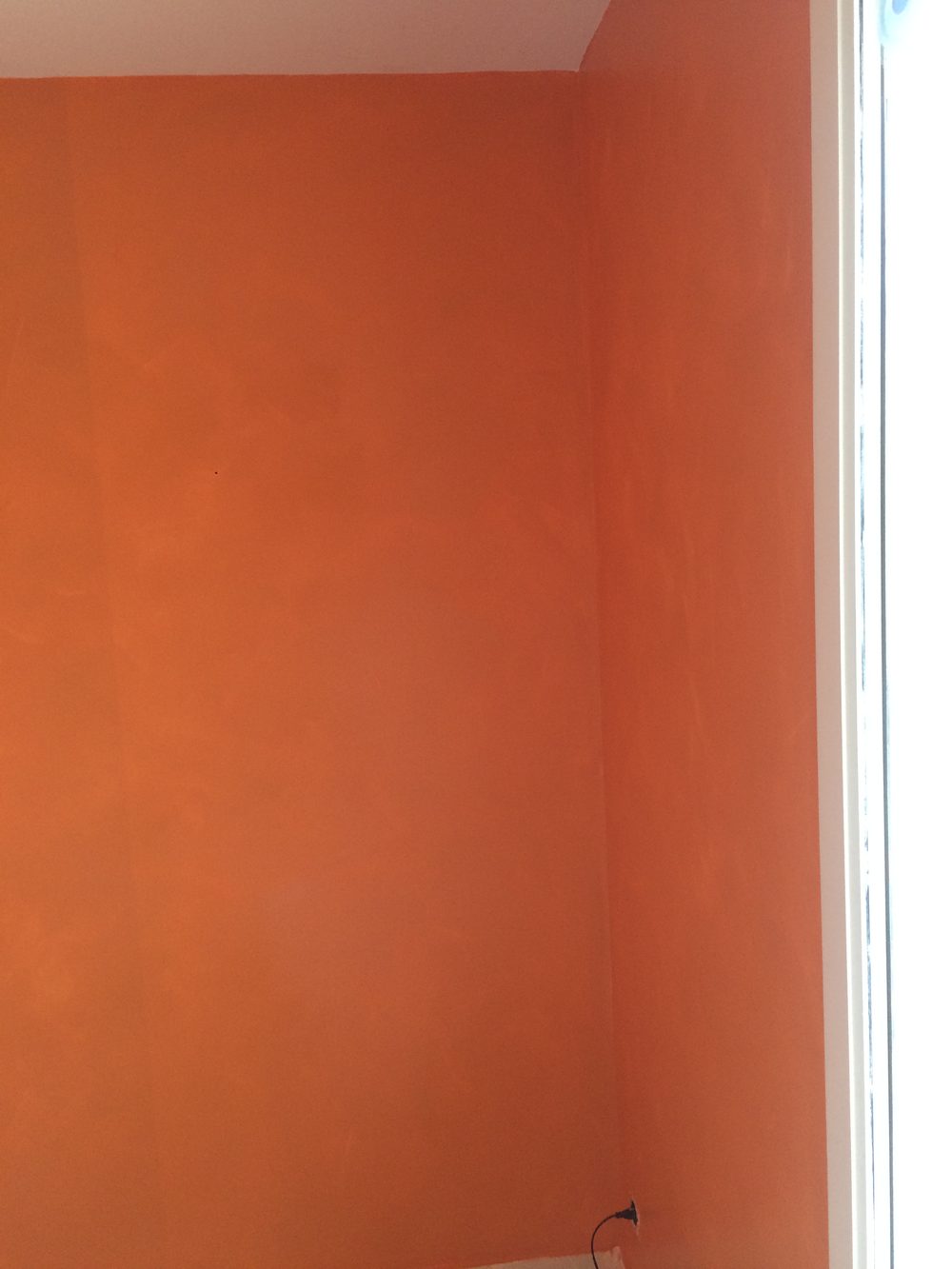 Finition décor à la chaux