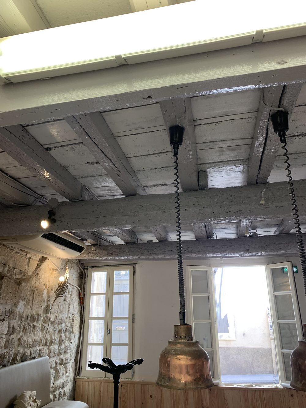 Plafond effet patiné 2 teintes