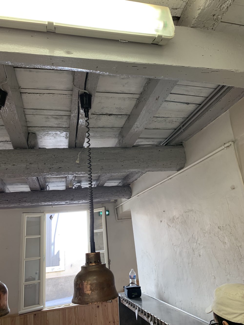 Plafond 2 teintes effet patinée