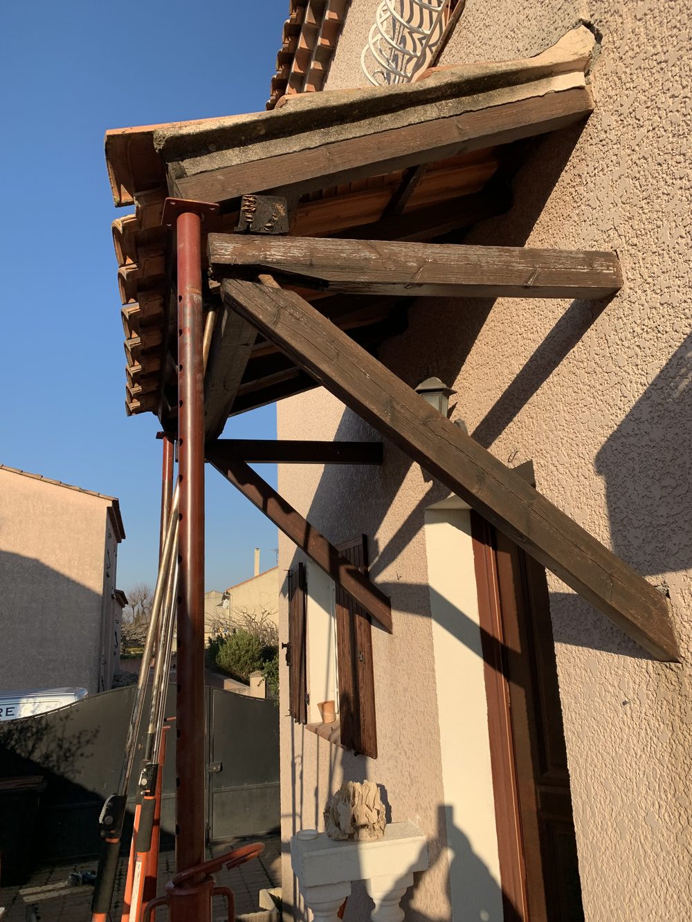 Changement jambage avancé