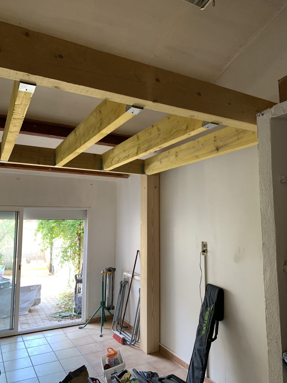 Création mezzanine bois