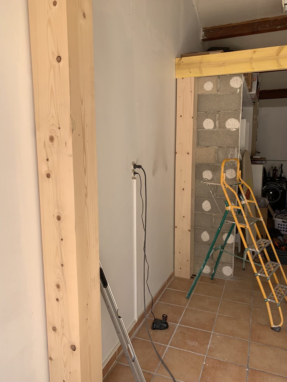 Création mezzanine bois