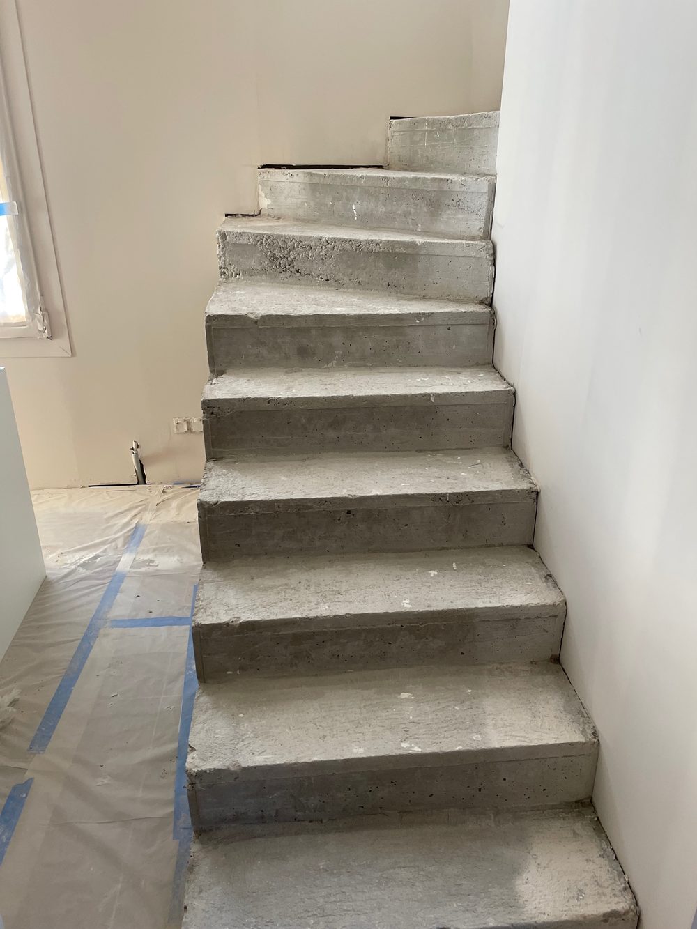 Rénovation avant béton ciré