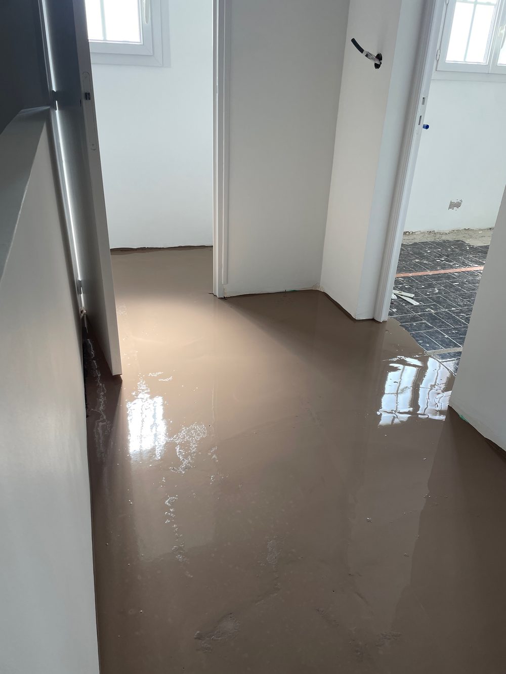 Ragréage avant parquet flottant