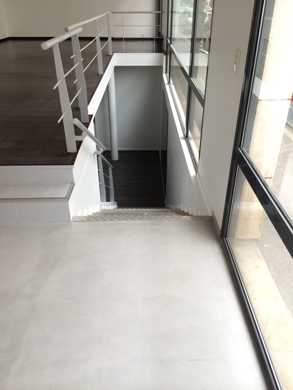1 ère couche de béton ciré