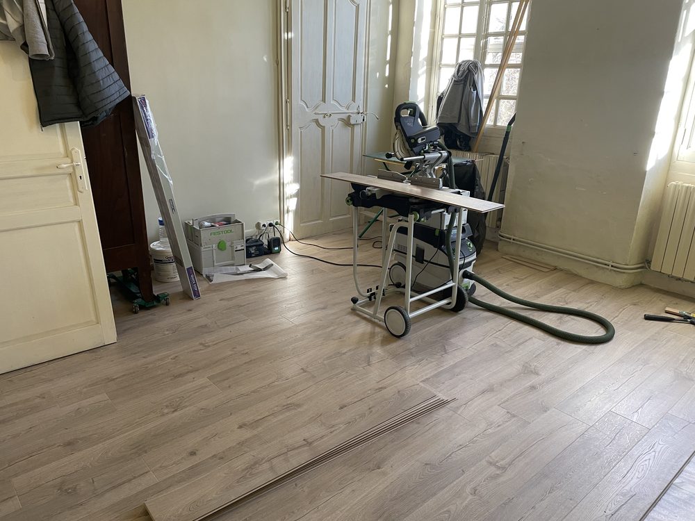 Parquet flottant stratifié