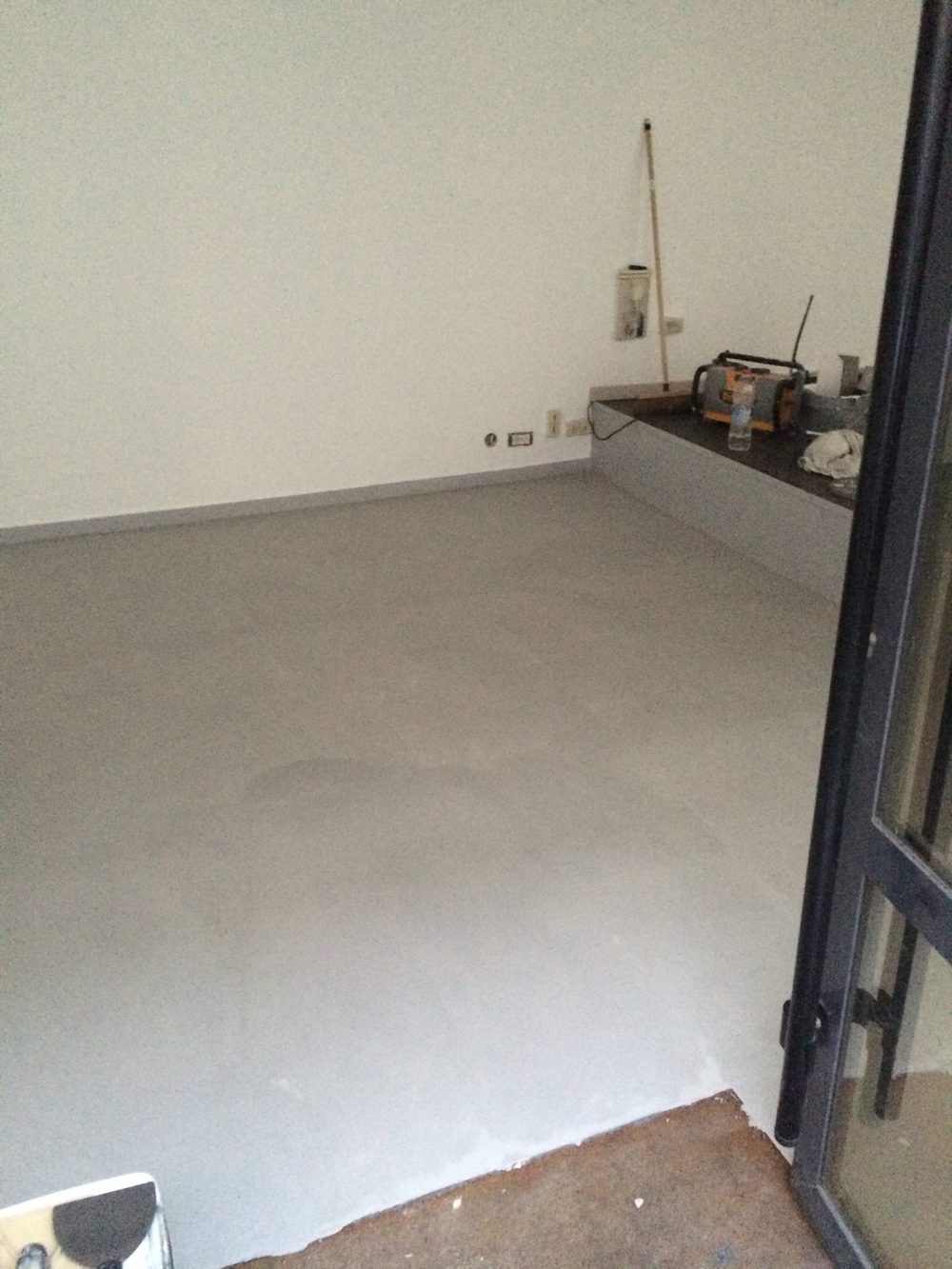 2 eme couche de béton ciré