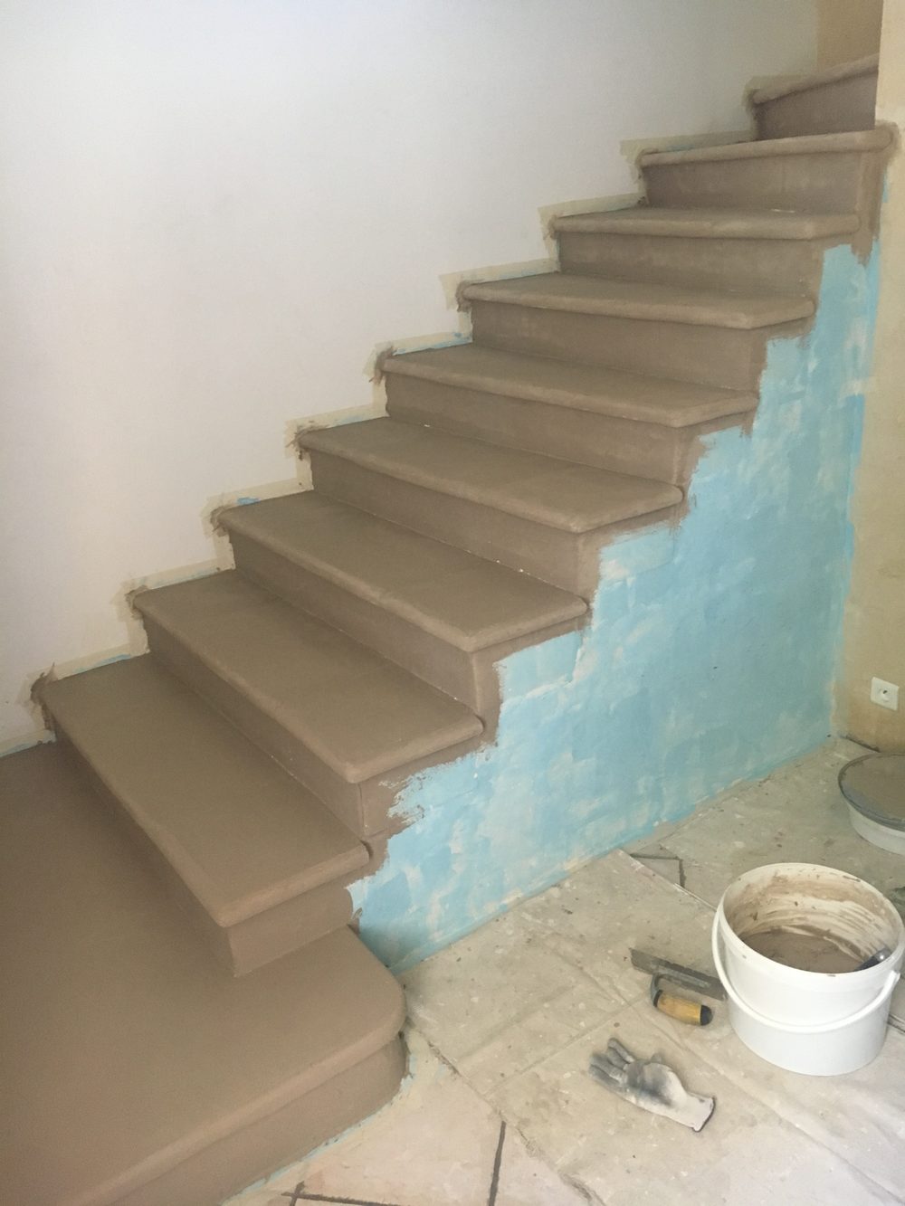 1 ère couche béton ciré