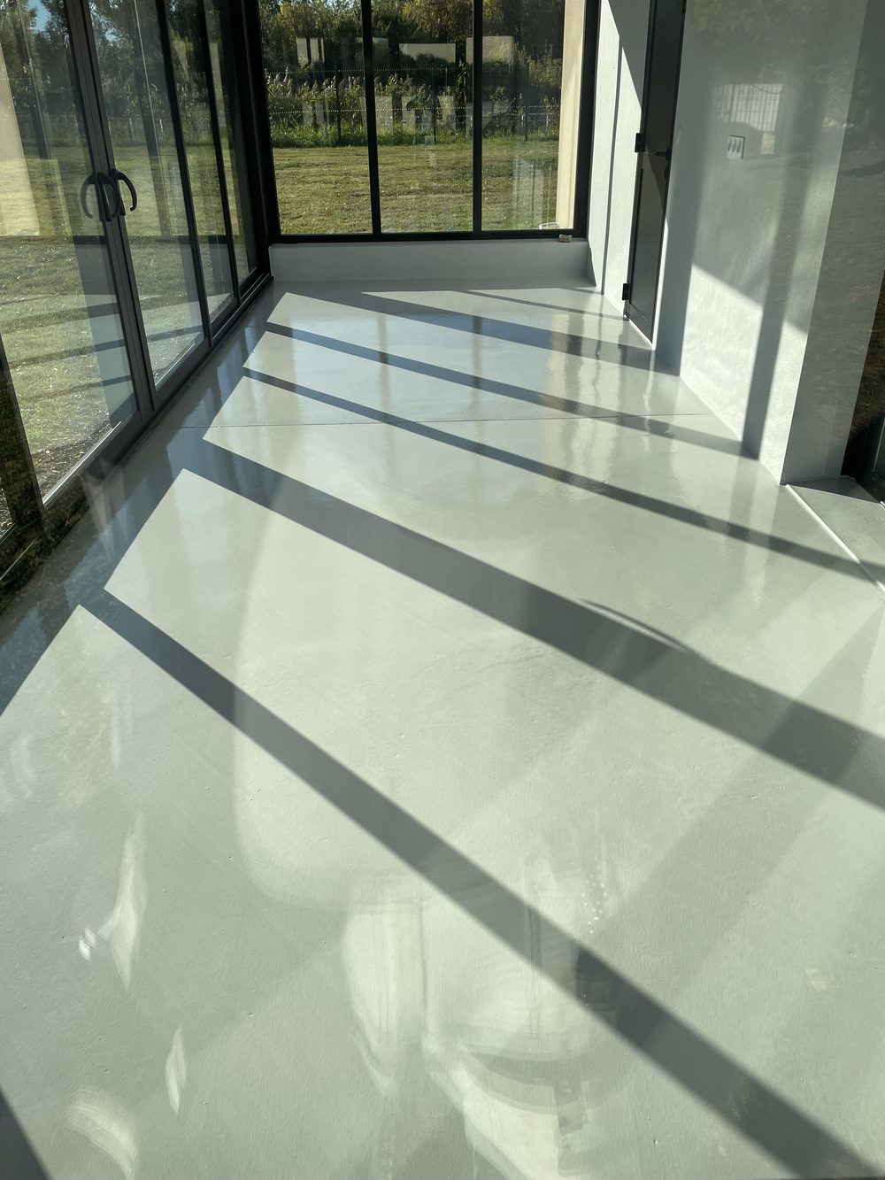 Peinture de sol bi composant